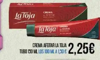 Claudio Crema Afeitar La Toja Tubo 150 Ml oferta