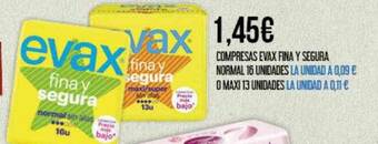 Claudio Compresas Evax Fina Y Segura oferta