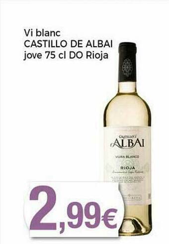 Keisy Vi Blanc Castillo De Albai Jove Do Rioja oferta