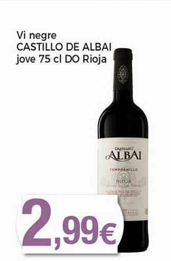 Keisy Vi Negre Castillo De Albai Jove Do Rioja oferta