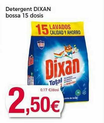 Keisy Detergent Dixan Bossa 15 Dosis oferta