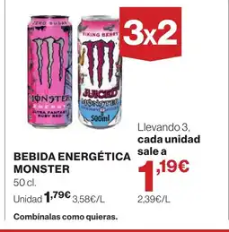 Supercor Bebida energética oferta