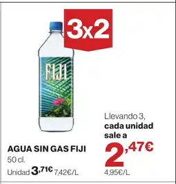 Supercor FIJI Agua sin gas oferta