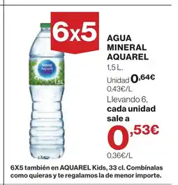 Supercor AQUAREL Agua mineral oferta