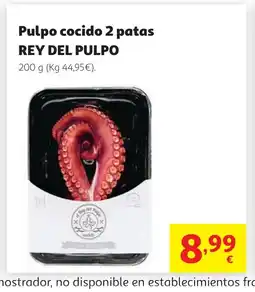 Alcampo REY DEL PULPO Pulpo cocido 2 patas oferta