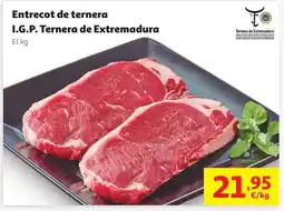 Alcampo Entrecot de ternera I.G.P. Ternera de Extremadura oferta