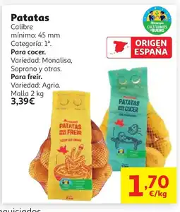 Alcampo Patatas oferta