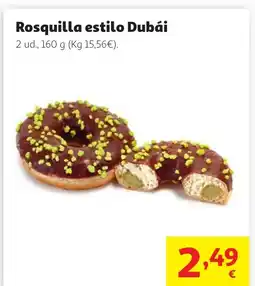 Alcampo Rosquilla estilo Dubái oferta