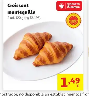 Alcampo Croissant mantequilla oferta