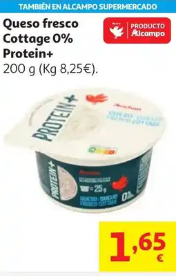 Alcampo Queso fresco Cottage 0% Protein+ oferta