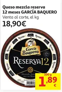 Alcampo GARCÍA BAQUERO Queso mezcla reserva 12 meses oferta