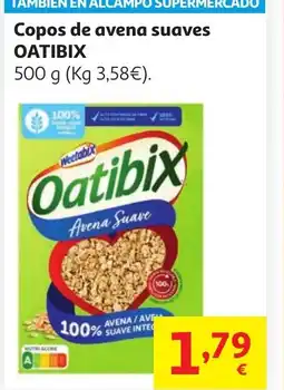 Alcampo OATIBIX Copos de avena suaves oferta