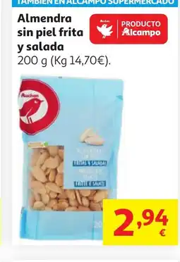 Alcampo Almendra sin piel frita y salada oferta