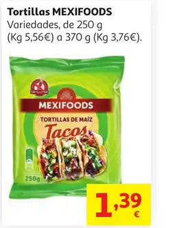 Alcampo MEXIFOODS Tortillas oferta