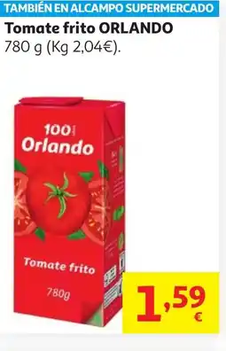 Alcampo ORLANDO Tomate frito oferta
