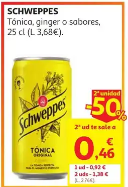 Alcampo SCHWEPPES oferta