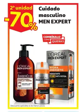 Alcampo MEN EXPERT Cuidado masculino oferta