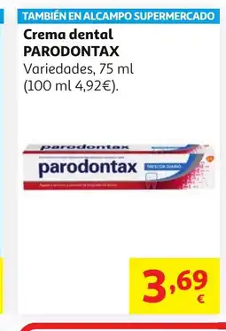 Alcampo PARODONTAX Crema dental oferta