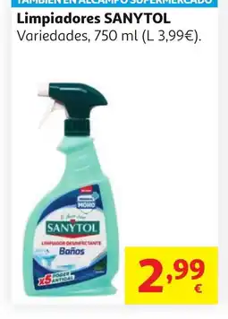 Alcampo SANYTOL Limpiadores oferta