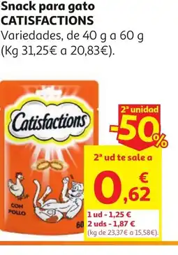 Alcampo Snack para gato oferta