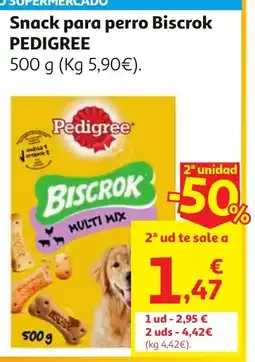 Alcampo PEDIGREE Snack para perro Biscrok oferta