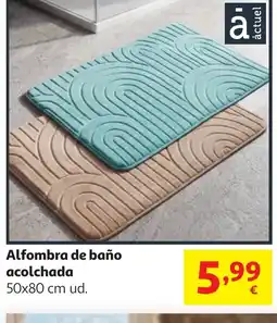 Alcampo Alfombra de baño acolchada oferta