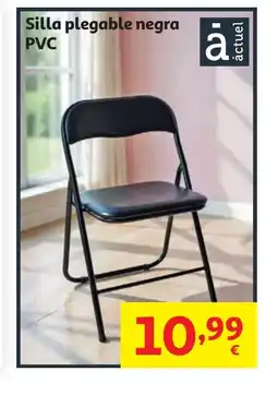 Alcampo Silla plegable negra oferta
