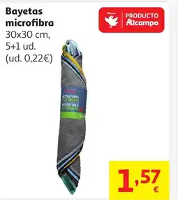 Alcampo Bayetas microfibra oferta