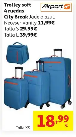 Alcampo Trolley soft 4 ruedas City Break oferta