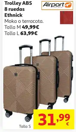 Alcampo Trolley ABS 8 ruedas Ethnick oferta