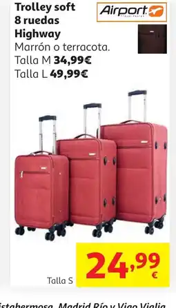 Alcampo Trolley soft 8 ruedas Highway oferta