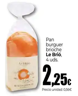 Unide Supermercados LA BIÓ Pan burguer brioche oferta