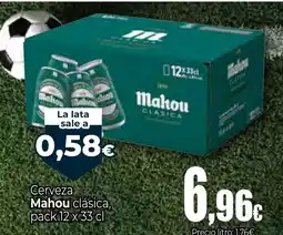 Unide Supermercados MAHOU Cerveza clásica oferta