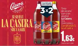 Unide Supermercados LA CASERA Tinto de verano con o sin alcohol oferta
