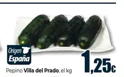 Unide Supermercados VILLA DEL PRADO Pepino oferta