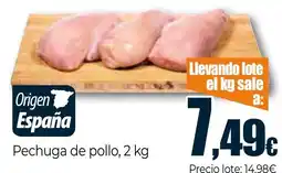 Unide Supermercados Pechuga de pollo oferta