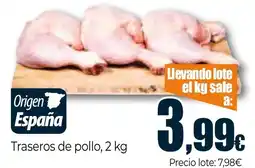 Unide Supermercados Traseros de pollo oferta