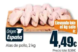 Unide Supermercados Alas de pollo oferta