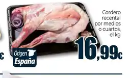 Unide Supermercados Cordero recental por medios o cuartos oferta
