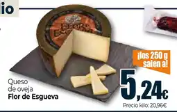 Unide Supermercados FLOR DE ESGUEVA Queso de oveja oferta