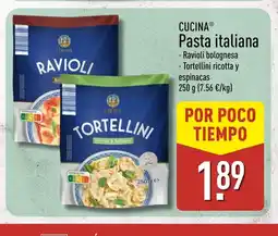 ALDI CUCINA Pasta italiana oferta