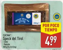 ALDI CUCINA Speck del Tirol oferta