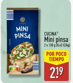 ALDI CUCINA Mini pinsa oferta