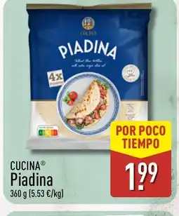 ALDI CUCINA Piadina oferta