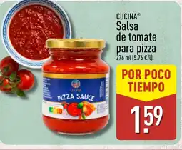ALDI CUCINA Salsa de tomate para pizza oferta