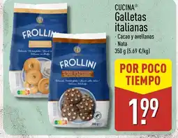 ALDI CUCINA Galletas italianas oferta