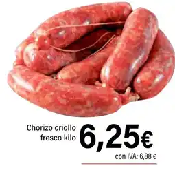 Cash Ifa Chorizo criollo fresco oferta