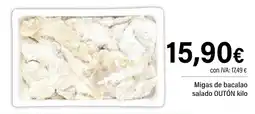 Cash Ifa OUTÓN Migas de bacalao salado oferta