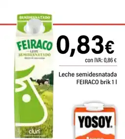 Cash Ifa FEIRACO Leche semidesnatada oferta