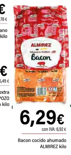 Cash Ifa ALMIREZ Bacon cocido ahumado oferta